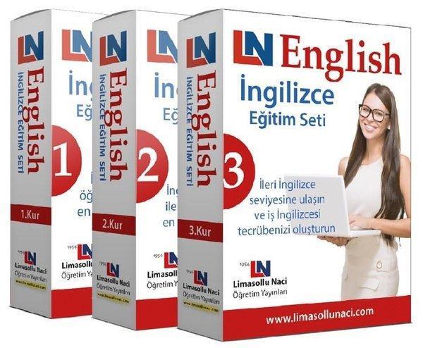 3 Kur Bir Arada Limasollu Naci Komple Ingilizce Eğitim Setleri - Limasollu Naci Öğretim Yay. - Image 1