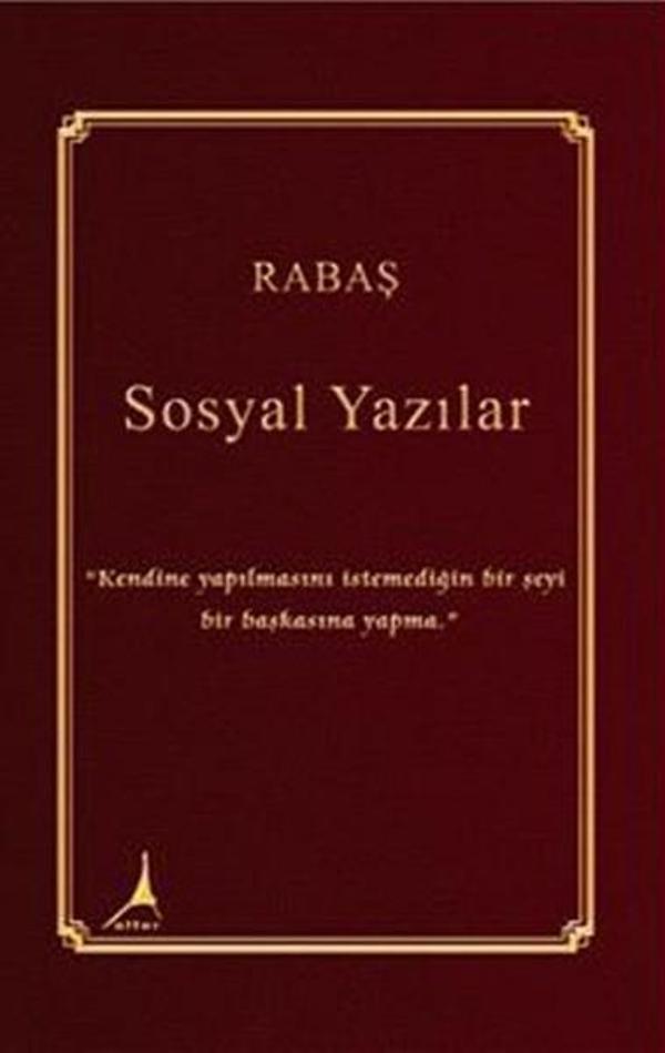 Alter Yayınları Sosyal Yazılar - Alter Yayınları - Image 1
