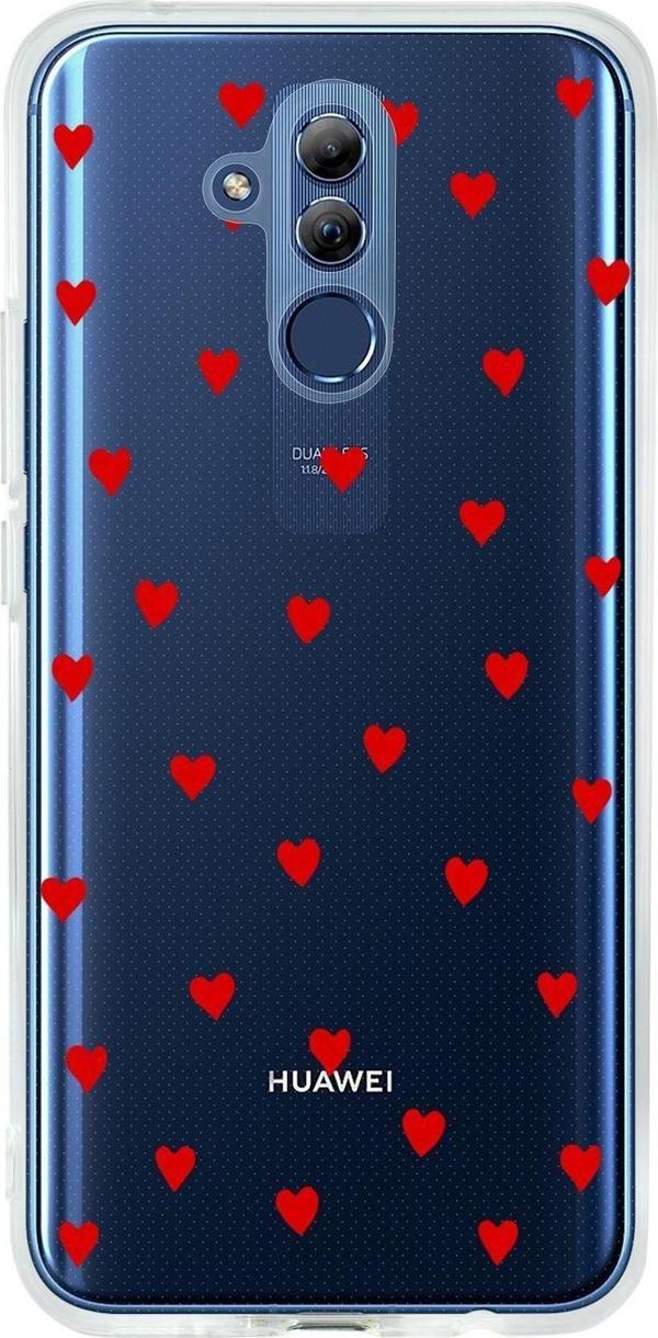 Mooodcase Huawei Mate 20 Lite Uyumlu Sevimli Kalpler Premium Şeffaf Silikon Kılıf - Image 1