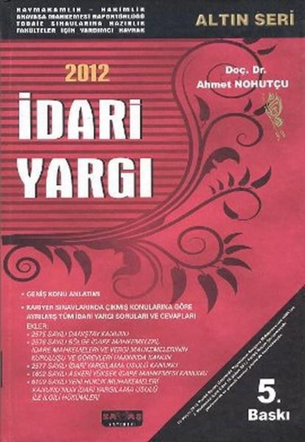 2013 İdari Yargı - Savaş Yayınevi - Image 1