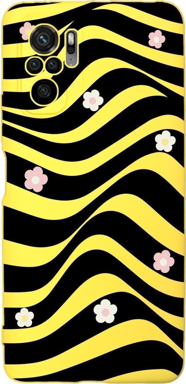 Mooodcase Xiaomi Redmi Note 10 Uyumlu Flowers İn Illusion Premium Silikonlu Telefon Kılıfı - Image 1