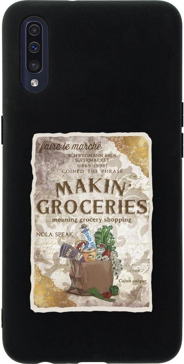 Mooodcase Samsung A30S Makin Groceries Premium Silikonlu Telefon Kılıfı - Image 1
