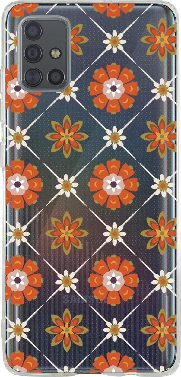 Mooodcase Samsung A71 Uyumlu Nostaljik Motifler Desenli Premium Şeffaf Silikon Kılıf - Image 1