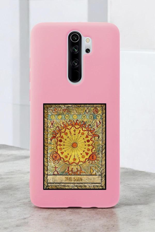 Mooodcase Xiaomi Redmi Note 8 Pro Uyumlu The Sun Desenli Premium Silikonlu Lansman Telefon Kılıfı - Image 1