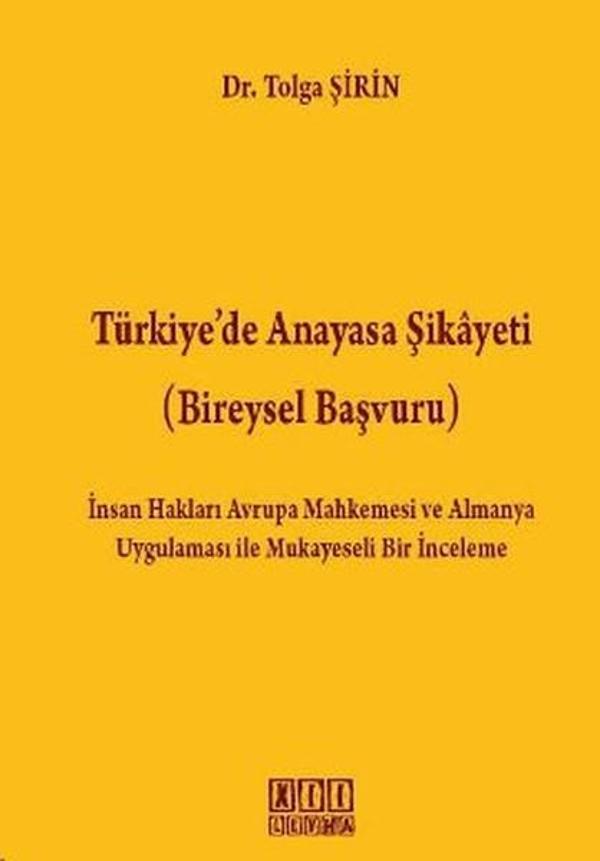Türkiye'de Anayasa Şikayeti (Bireysel Başvuru) - On İki Levha Yayıncılık - Image 1