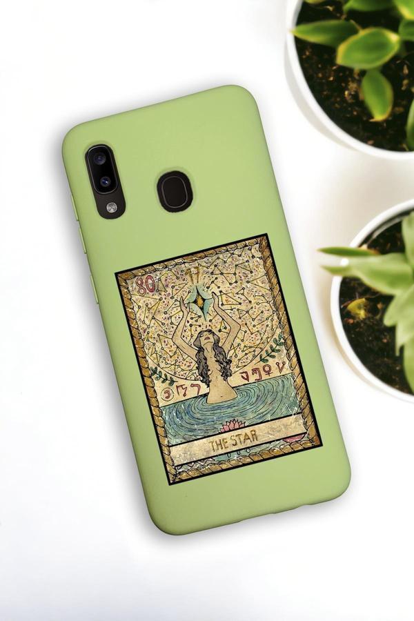 Mooodcase Samsung Galaxy A30 Uyumlu The Star Desenli Premium Silikonlu Lansman Telefon Kılıfı - Image 1