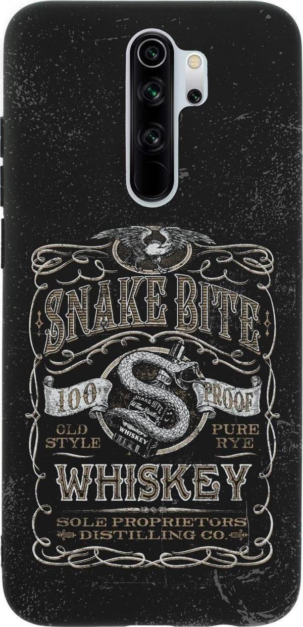 Mooodcase Xiaomi Redmi Note 8 Pro Uyumlu Old Style Premium Silikonlu Siyah Telefon Kılıfı - Image 1