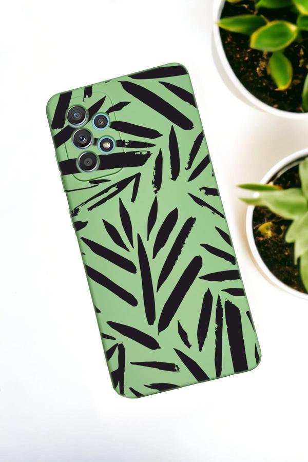 Mooodcase Samsung Galaxy A72 Uyumlu Fırça Darbeleri Desenli Premium Silikonlu Lansman Telefon Kılıfı - Image 1