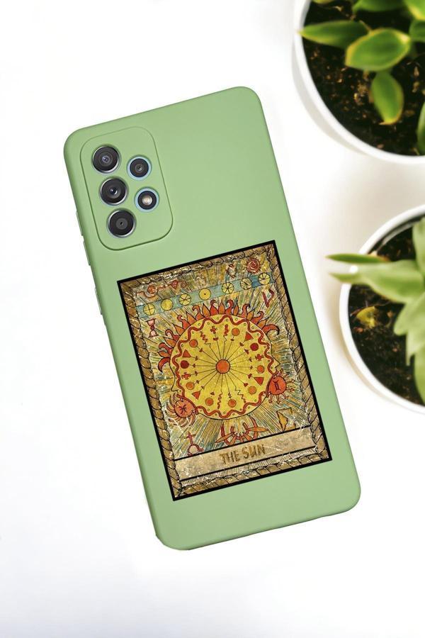 Mooodcase Samsung Galaxy A72 Uyumlu The Sun Deer Desenli Premium Silikonlu Lansman Telefon Kılıfı - Image 1