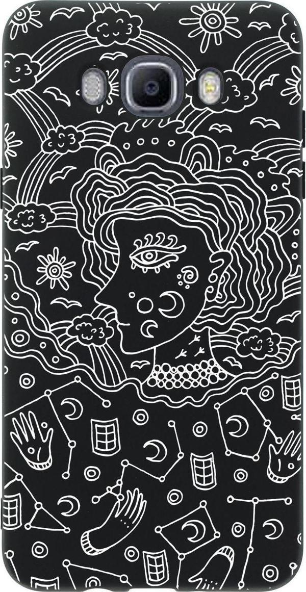 Mooodcase Samsung J7 2016 Art Of Astrology Premium Silikonlu Telefon Kılıfı - Image 1