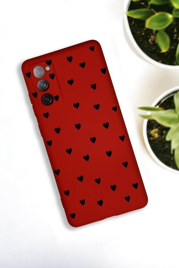 Mooodcase Samsung S20 Fe Uyumlu Siyah Kalpler Desenli Premium Silikonlu Lansman Telefon Kılıfı - Image 1