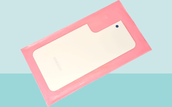 Tkgz - Samsung Galaxy S22 Arka Kapak Batarya Kapağı -  PEMBE - Image 1