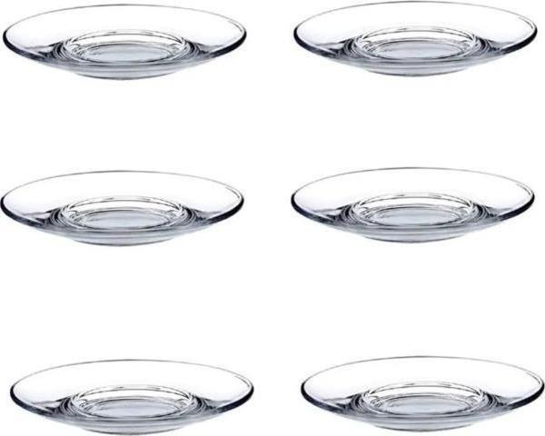 54571 Fit Cam 6lı Çay Tabağı Bardak Altlığı Takımı - Image 1