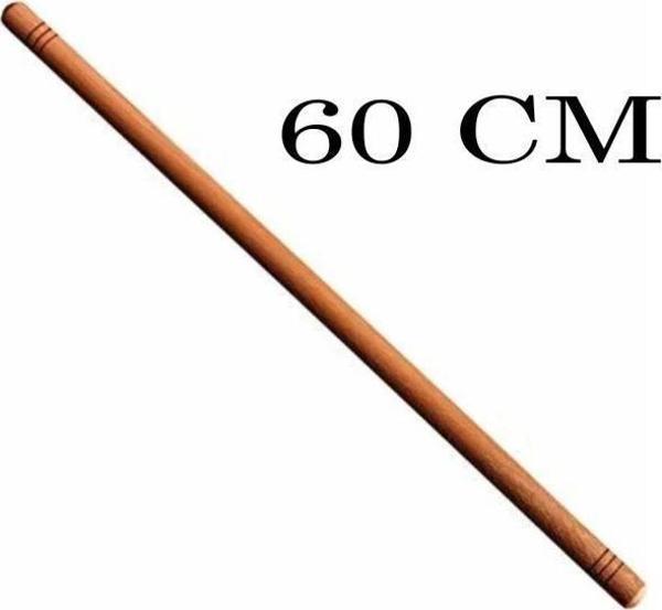 60 CM Ahşap Hamur Yufka Açma Oklava Şekillendirici - Image 1