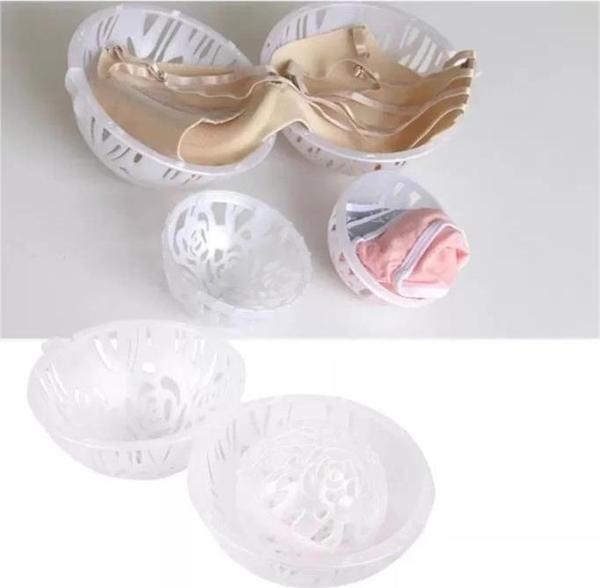 Plastik Kilitli Sütyen Şal Yıkama Topu Filesi 17cm - Image 1
