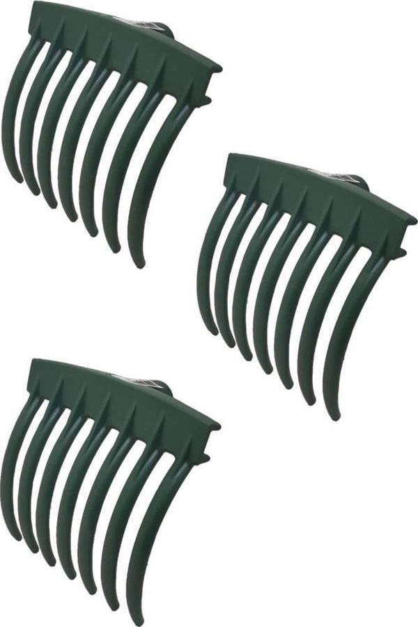 3 Adet Plastik 7 Dişli Bahçe Zeytin Toplama Tırmığı - Image 1