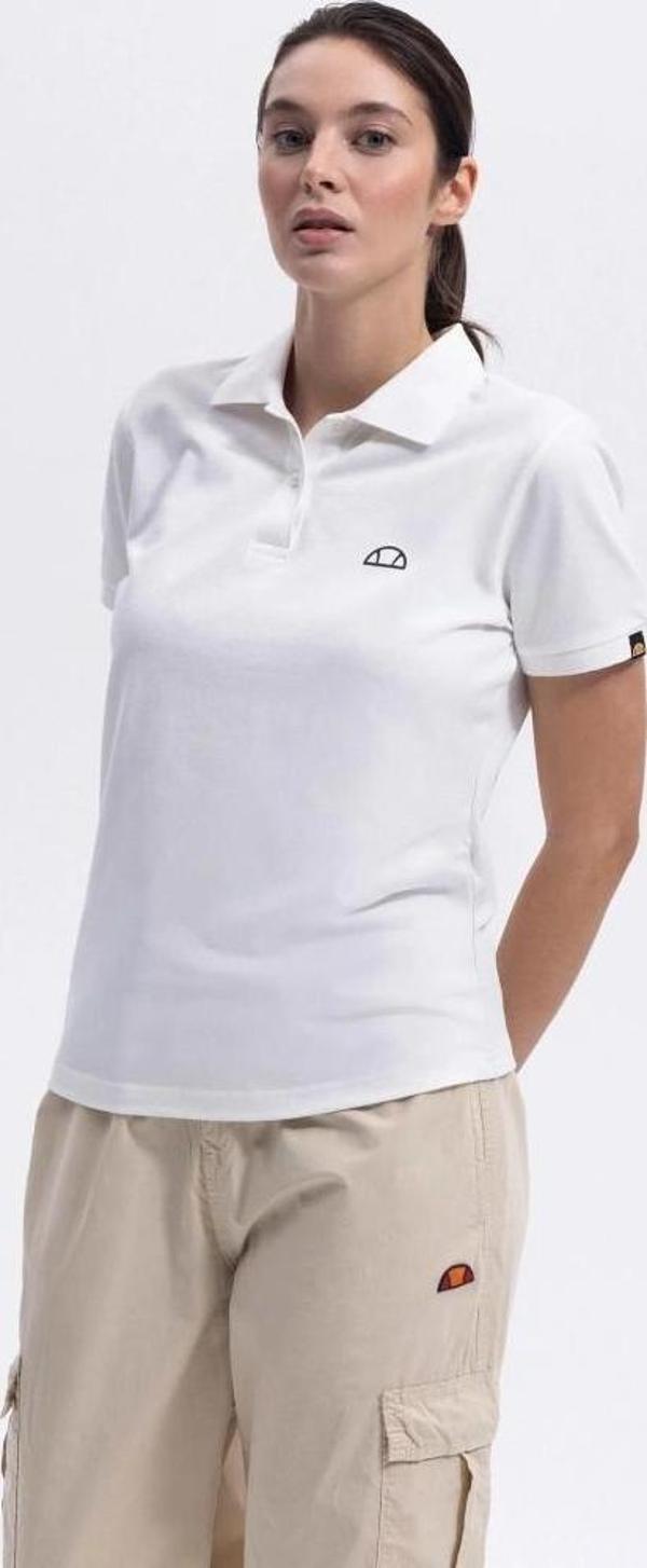 Ellesse Kadın Kırık Beyaz Polo Yaka Tişört – EF393-OF - Image 1
