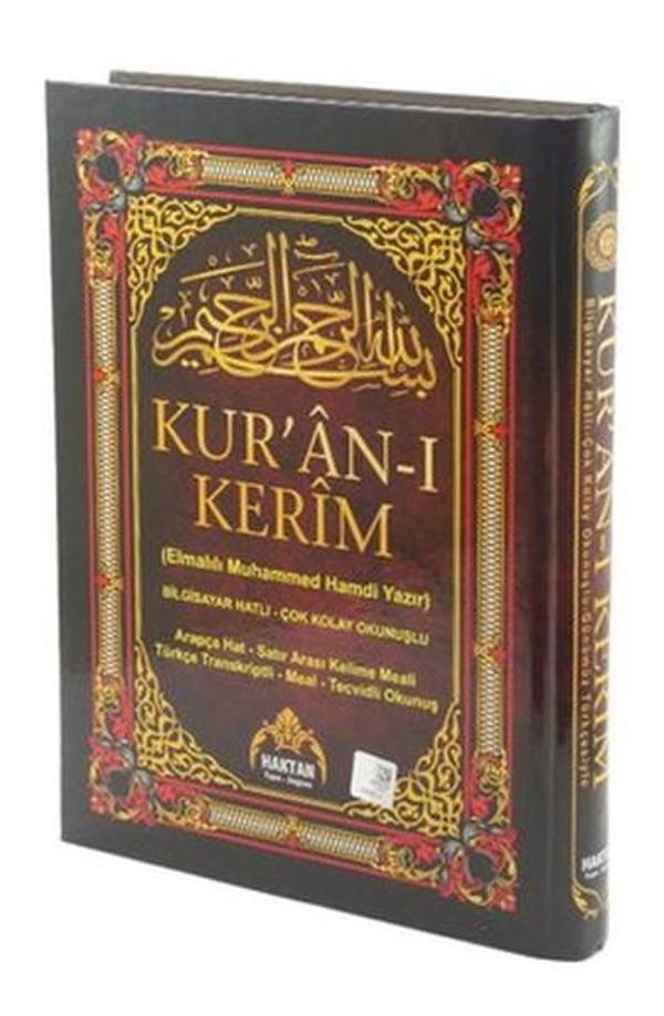 Kur'an-ı Kerim Satır Arası Kelime Meali ve Türkçe Okunuş (Rahle Boy) - Haktan Yayınları - Image 1