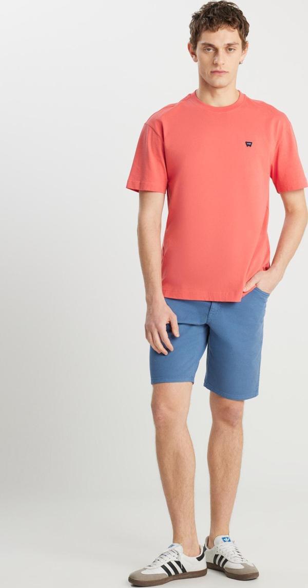 Wrangler Relaxed Fit Small Logo Erkek T-shirt MW7NM20387733L - Image 1