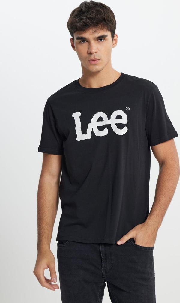 Lee Lightweight Ss Wobbly Logo Crew Neck Erkek T-shirt ML65QAI01 - Image 1