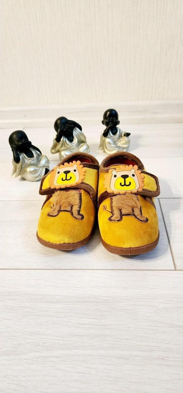 Gezer Aslancık Figürlü Yumuşacık Kışlık Pandufu - Image 1