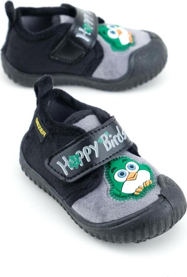 Gezer Tam Ortopedik Kışlık Happy Birds Yumuşak Kaymaz Taban Ev,Kreş,Anaokulu Panduf - Image 1