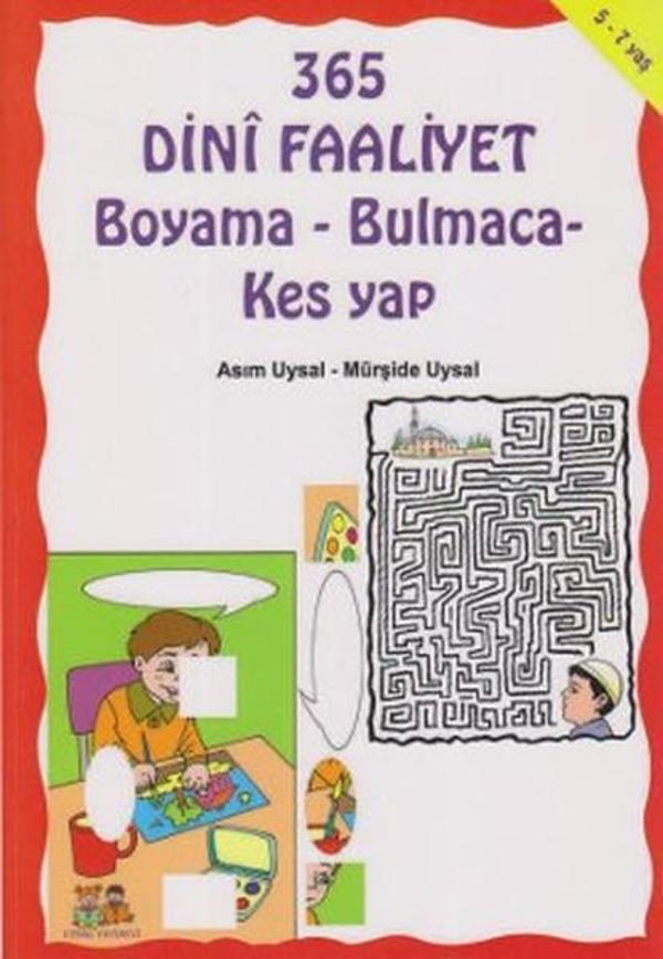 365 Dini Faaliyet Boyama - Bulmaca - Kes Yap - Uysal Yayınevi - Image 1
