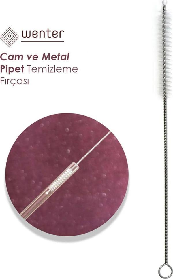 Pratik Cam Ve Metal Krom Pipet Temizleme Fırçası | Pipet Temizlik Fırçası - 1 Adet - Image 1
