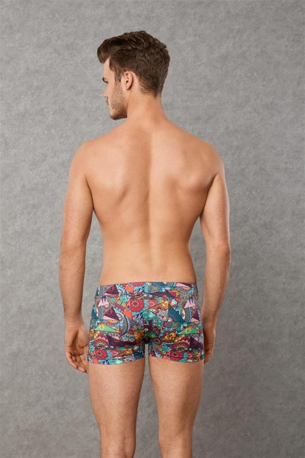 Patchwork, Desenli Erkek Boxer - Image 1