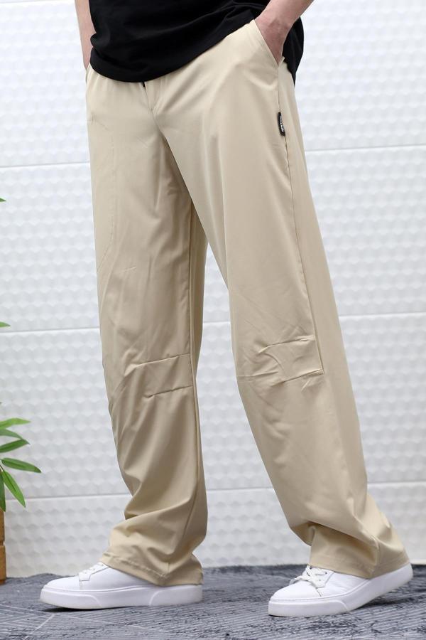 Wafra Erkek Baggy Pantolon Diz Detaylı Paraşüt Kumaş - Image 1