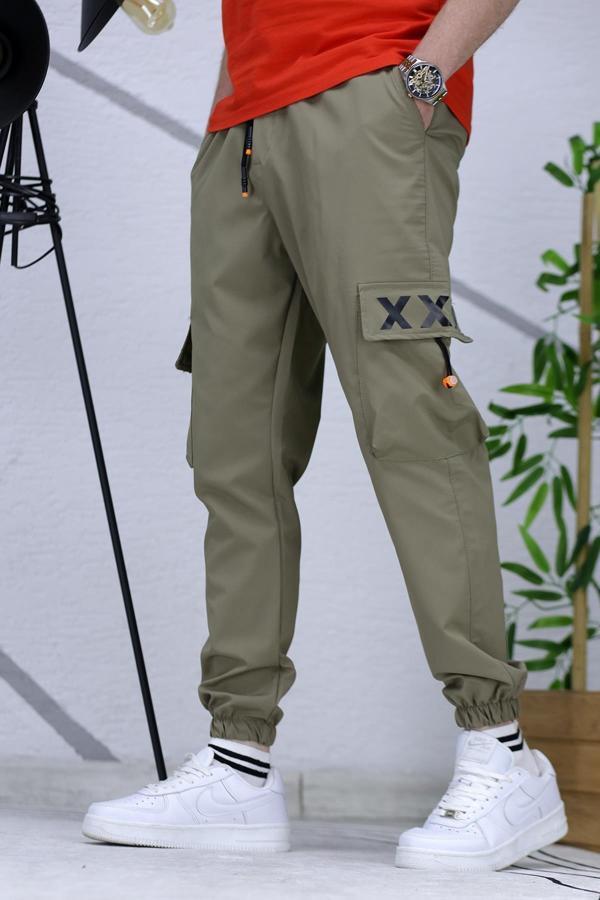 Wafra Erkek Jogger Paçası Lastikli Kargo Pantalon Xxx - Image 1
