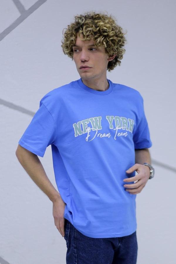 Wafra Unısex Newyork Baskılı Yarım Oversize Tshirt 002 - Image 1