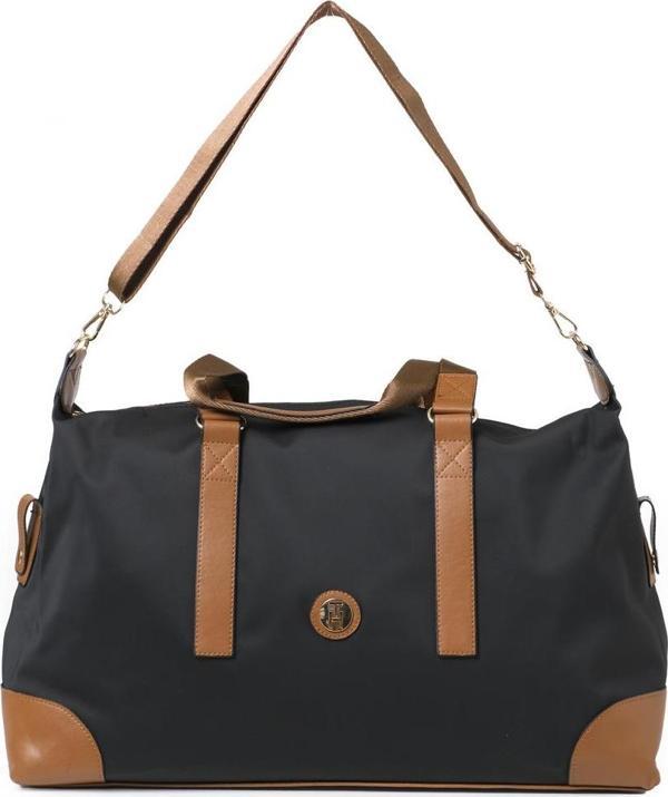 TH Bag Kadın Seyahat Çantası TH-YK15115 Siyah-Taba - Image 1