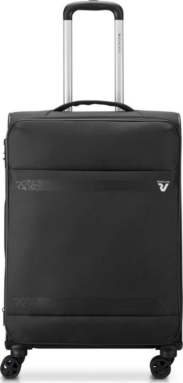 Unisex Valiz 41464201 Roncato Trolley Medıo 4R 65 Cm Exp. Jazz 4.0 Nero - Image 1