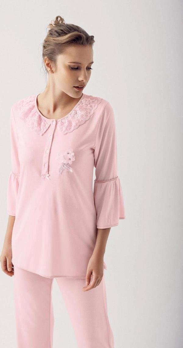 Bayan Uzun  Kol Pijama Takımı - Image 1