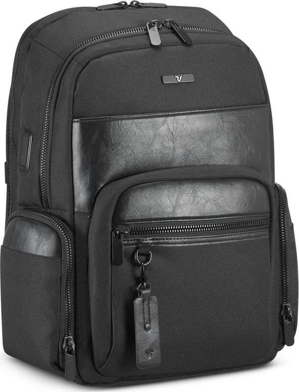 Unisex Sırt Çantası 41226001 Roncato Zaıno Busıness 2 Comp. (Pc 15.6/Tablet/Usb) Nevada Nero Ballıst - Image 1