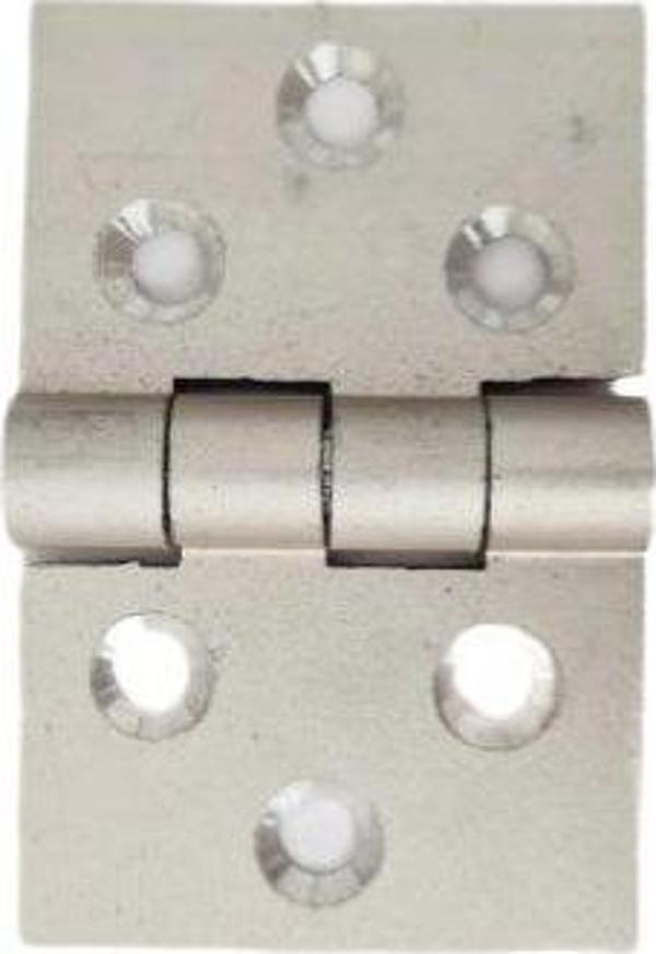 ALÜMİNYUM 4 CM GENİŞ SABİT MENTESE 40 X 60 X 2 MM / 10 ADET - Image 1