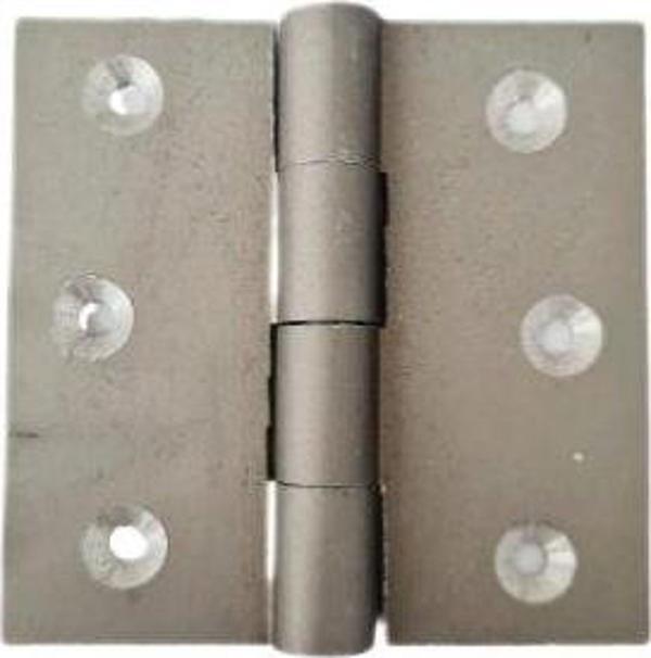 ALÜMİNYUM 6 CM GENİŞ SABİT MENTESE  60 X 60 X 2 MM / 10 ADET - Image 1