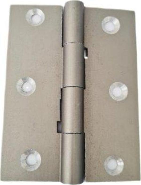ALÜMİNYUM 8 CM GENİŞ SABİT  MENTESE 80 X 60 X 2 MM / 10 ADET - Image 1