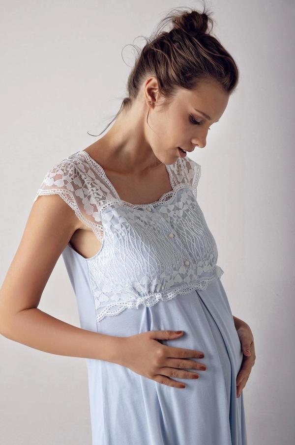 Bayan Kısa Kol Lohusa Pijama Takımı - Image 1