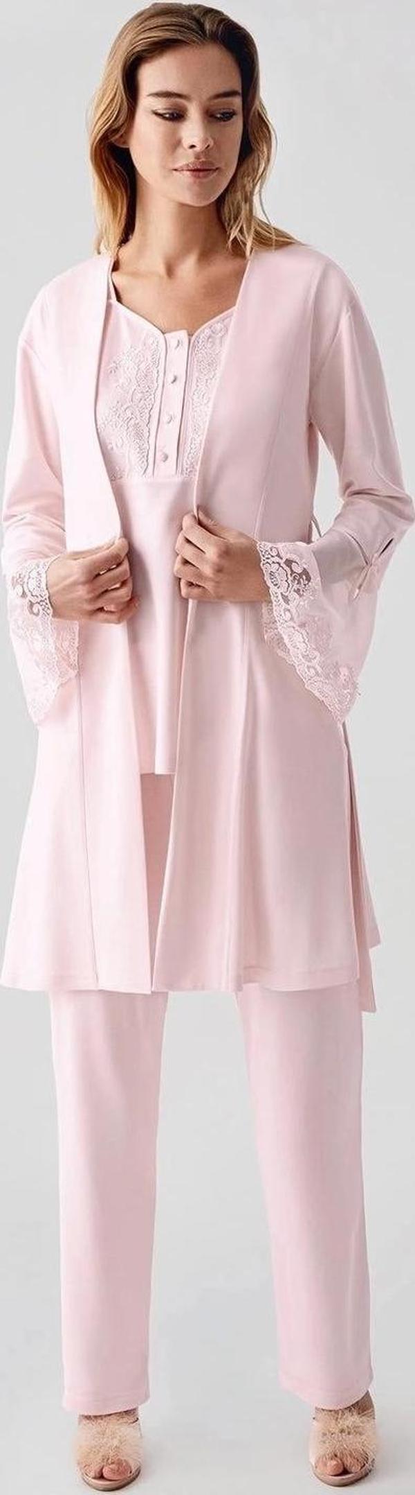 Freshness 322 Kadın Sabahlıklı Pijama Takımı - Image 1