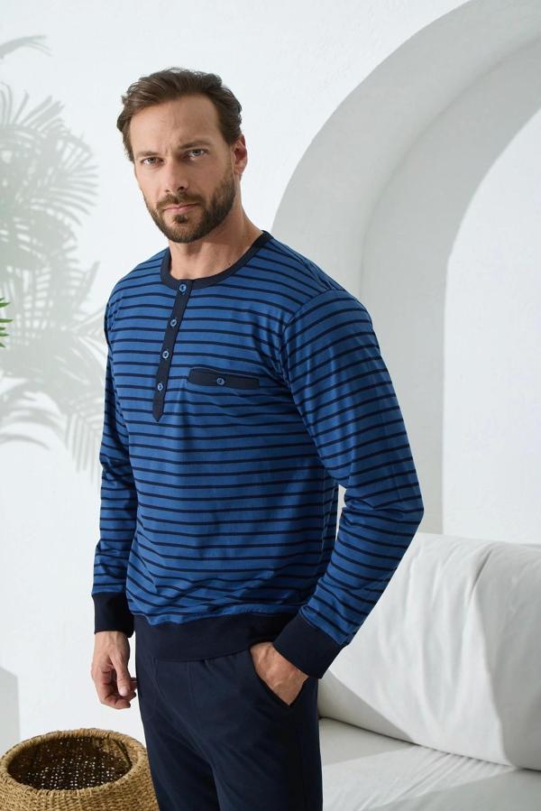 Kocabey 9246 Erkek O  Yaka Pijama Takım - Image 1