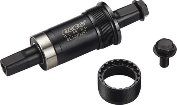 NECO BİSİKLET KASET ORTA YATAK RULMANLI 126MM KUTULU SİYAH YTK-209 - Image 1