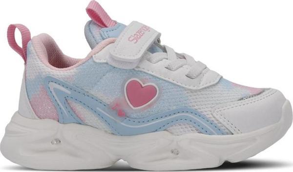 Slazenger KLARION Kız Çocuk Günlük Ayakkabı Beyaz / Mavi - Image 1