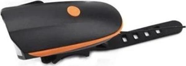 XBYC 6163 BİSKLET USB IŞIKLI KORNA SİYAH TURUNCU - Image 1