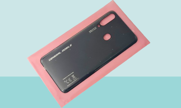 Tkgz - General Mobile GM 20 PRO Arka Kapak Batarya Kapağı - SİYAH - Image 1