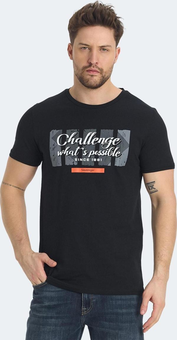Slazenger RATAN Erkek Tişört Siyah - Image 1