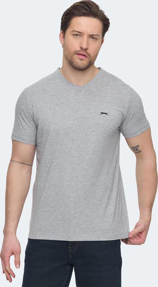 Slazenger SARGON KTN Erkek Tişört Gri - Image 1