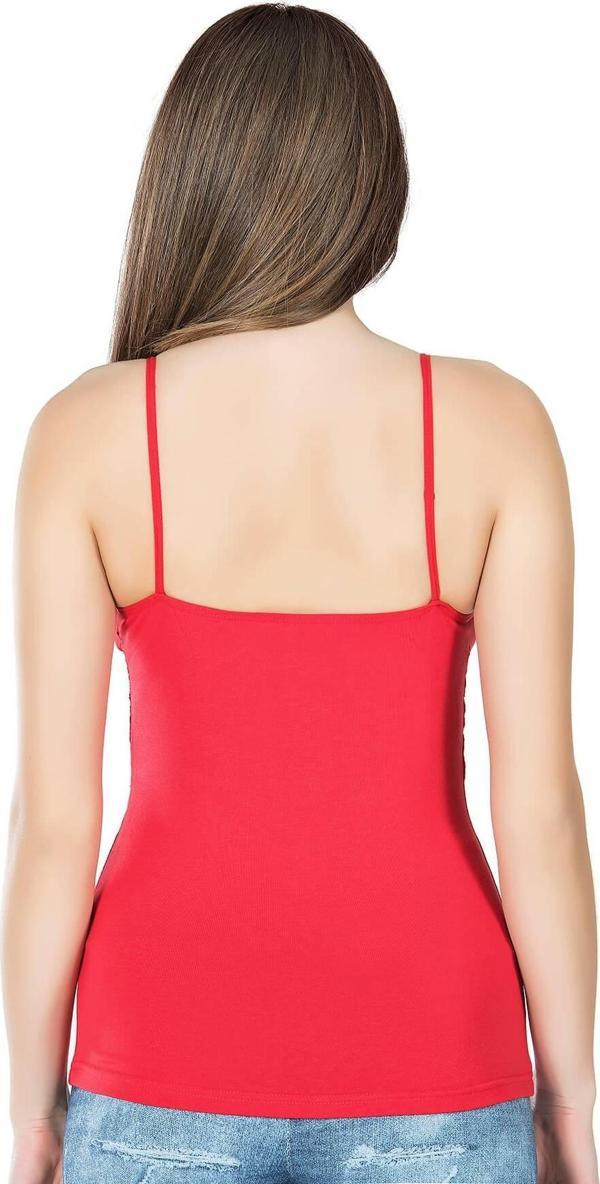 Ince Askılı Dantelli Kadın Atlet - Image 1