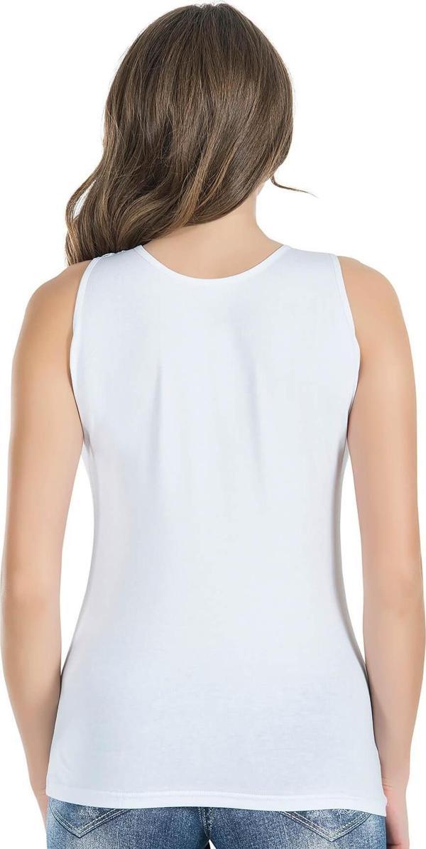 Güpürlü Sıfır Kol Kadın Atlet - Image 1